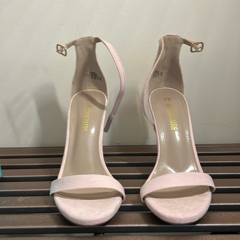 Pink Suede Pumps